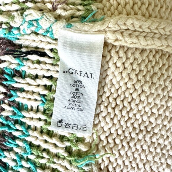THE GREAT. Camp Lodge Cardigan - Size 1 (S) - Picture 12 of 16